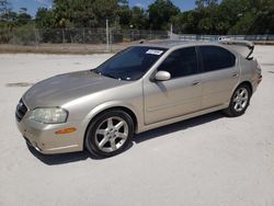Salvage cars for sale from Copart Fort Pierce, FL: 2003 Nissan Maxima GLE