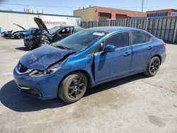 Salvage cars for sale from Copart Anthony, TX: 2013 Honda Civic LX