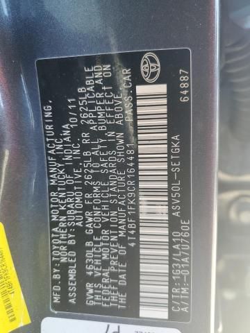 2012 Toyota Camry Base