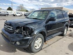 Salvage cars for sale from Copart Littleton, CO: 2001 Toyota Sequoia Limited