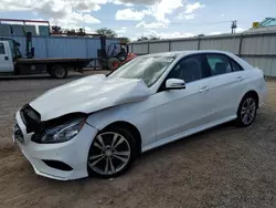 Salvage cars for sale at Kapolei, HI auction: 2016 Mercedes-Benz E 350