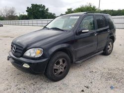 Salvage cars for sale from Copart San Antonio, TX: 2004 Mercedes-Benz ML 350