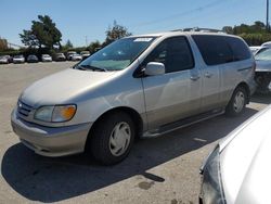 Salvage cars for sale at San Martin, CA auction: 2002 Toyota Sienna LE