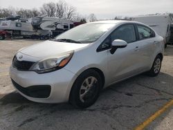 Salvage cars for sale at Rogersville, MO auction: 2015 KIA Rio LX