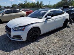 Salvage cars for sale at Riverview, FL auction: 2019 Audi A5 Premium Plus S-Line