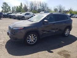 Salvage cars for sale at Portland, OR auction: 2015 Jeep Cherokee Latitude