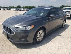 Salvage cars for sale from Copart San Antonio, TX: 2020 Ford Fusion S