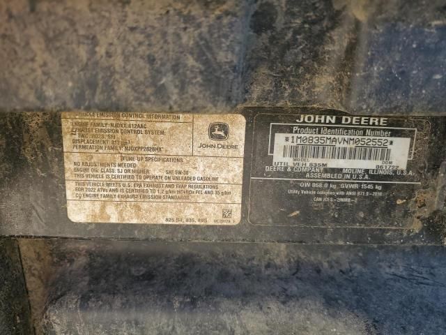2022 John Deere XUV835M