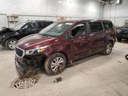 KIA salvage cars for sale: 2016 KIA Sedona LX