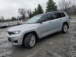 Salvage cars for sale at Albany, NY auction: 2021 Jeep Grand Cherokee L Summit