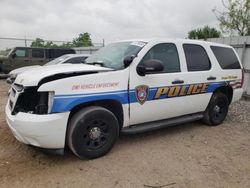 Salvage cars for sale at Houston, TX auction: 2013 Chevrolet Tahoe Police