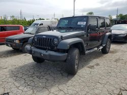 Salvage cars for sale at Bridgeton, MO auction: 2014 Jeep Wrangler Unlimited Sport
