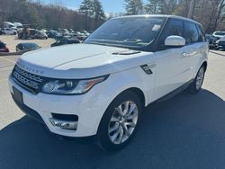 Salvage cars for sale at North Billerica, MA auction: 2016 Land Rover Range Rover Sport HSE