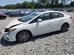 Salvage cars for sale from Copart Byron, GA: 2012 Honda Civic EX