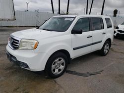 Salvage cars for sale at Van Nuys, CA auction: 2012 Honda Pilot LX