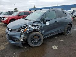 Salvage cars for sale at Woodhaven, MI auction: 2021 Chevrolet Trax 1LT