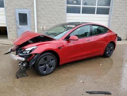Salvage cars for sale at Sandston, VA auction: 2022 Tesla Model 3