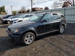 Salvage cars for sale at New Britain, CT auction: 2005 BMW X3 3.0I