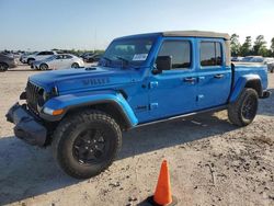 Salvage cars for sale at Houston, TX auction: 2021 Jeep Gladiator Sport