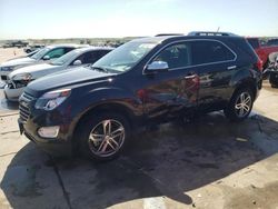 Salvage cars for sale at Grand Prairie, TX auction: 2016 Chevrolet Equinox LTZ