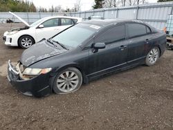 Salvage cars for sale from Copart Bowmanville, ON: 2009 Honda Civic DX-G