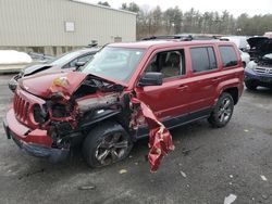 Salvage cars for sale at Exeter, RI auction: 2015 Jeep Patriot Latitude