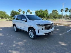 Chevrolet salvage cars for sale: 2021 Chevrolet Tahoe C1500 High Country