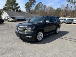 Salvage cars for sale at North Billerica, MA auction: 2015 Chevrolet Tahoe K1500 LTZ