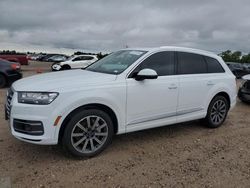 Salvage cars for sale at Houston, TX auction: 2017 Audi Q7 Prestige