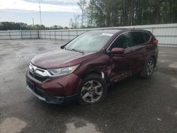 Salvage cars for sale at Dunn, NC auction: 2018 Honda CR-V EX