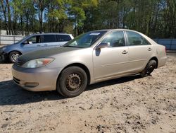 Toyota Camry salvage cars for sale: 2002 Toyota Camry LE