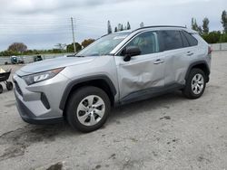 Salvage cars for sale at Miami, FL auction: 2020 Toyota Rav4 LE