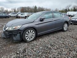 Salvage cars for sale from Copart Chalfont, PA: 2014 Honda Accord EXL