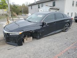 Salvage cars for sale at York Haven, PA auction: 2019 Honda Accord EXL