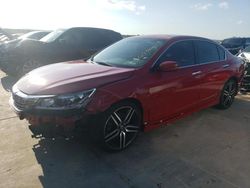 2017 Honda Accord Sport en venta en Grand Prairie, TX
