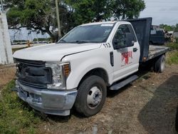 Salvage trucks for sale at Riverview, FL auction: 2019 Ford F350 Super Duty