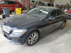 Salvage cars for sale from Copart Mcfarland, WI: 2015 Mercedes-Benz C 300 4matic