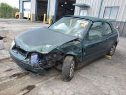 Salvage cars for sale at Chambersburg, PA auction: 2002 Volkswagen Cabrio GLX