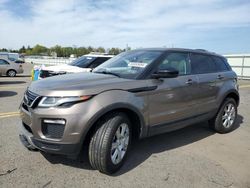 Land Rover Range Rover salvage cars for sale: 2019 Land Rover Range Rover Evoque SE