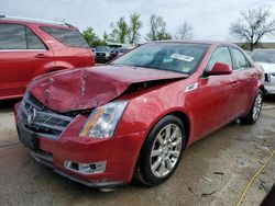 Salvage cars for sale at Bridgeton, MO auction: 2009 Cadillac CTS HI Feature V6