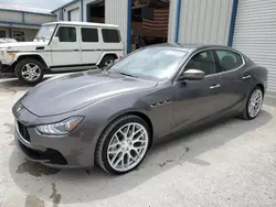 Salvage cars for sale from Copart Houston, TX: 2017 Maserati Ghibli