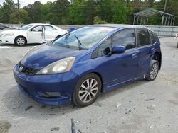 Vehiculos salvage en venta de Copart Savannah, GA: 2012 Honda FIT Sport