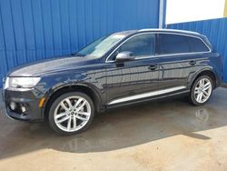 Salvage cars for sale at Houston, TX auction: 2017 Audi Q7 Prestige