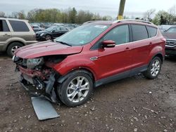 Salvage cars for sale from Copart Chalfont, PA: 2016 Ford Escape Titanium