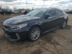 Salvage cars for sale from Copart Woodhaven, MI: 2016 KIA Optima SXL