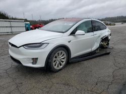 Salvage cars for sale at West Mifflin, PA auction: 2018 Tesla Model X