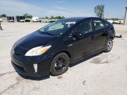 Salvage cars for sale at Kansas City, KS auction: 2013 Toyota Prius