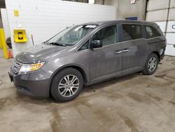Salvage cars for sale at Blaine, MN auction: 2011 Honda Odyssey EXL