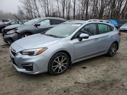 Salvage cars for sale from Copart Candia, NH: 2018 Subaru Impreza Limited