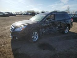 Salvage cars for sale from Copart Davison, MI: 2014 Subaru Outback 2.5I Limited